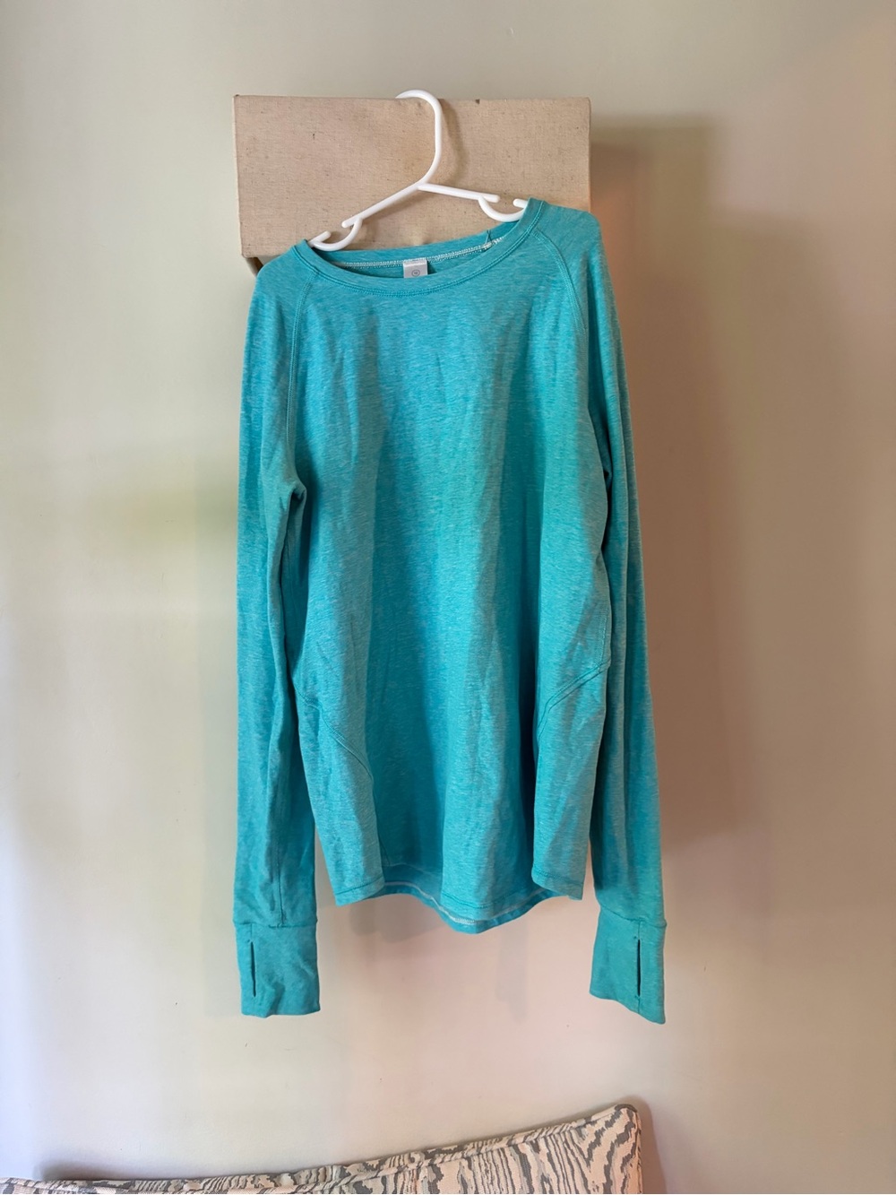 Lululemon Ivivva Long-Sleeve Shirt - Aqua Blue